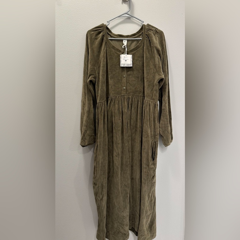 Kate Quinn Olive Midi Dress